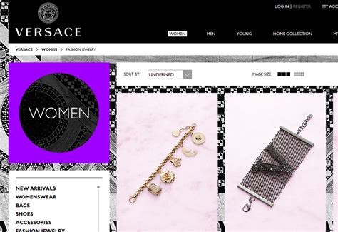 Versace website